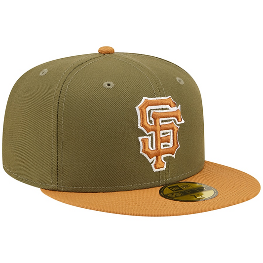 GORRO AJUSTADO SAN FRANCISCO GIANTS 2-TONE COLOR PACK 59FIFTY - OLIVA/ MARRÓN