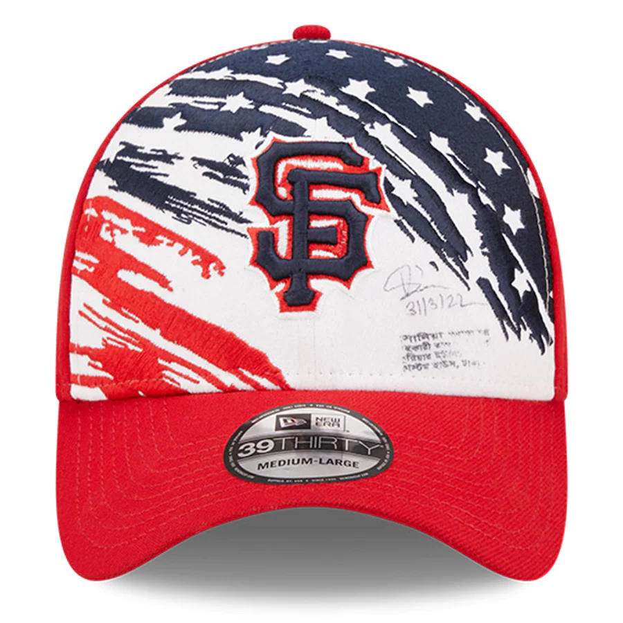 SAN FRANCISCO GIANTS 2022 4TH OF JULY 39THIRTY FLEX FIT