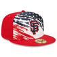 SAN FRANCISCO GIANTS 2022 4 DE JULIO 59FIFTY SOMBRERO AJUSTADO