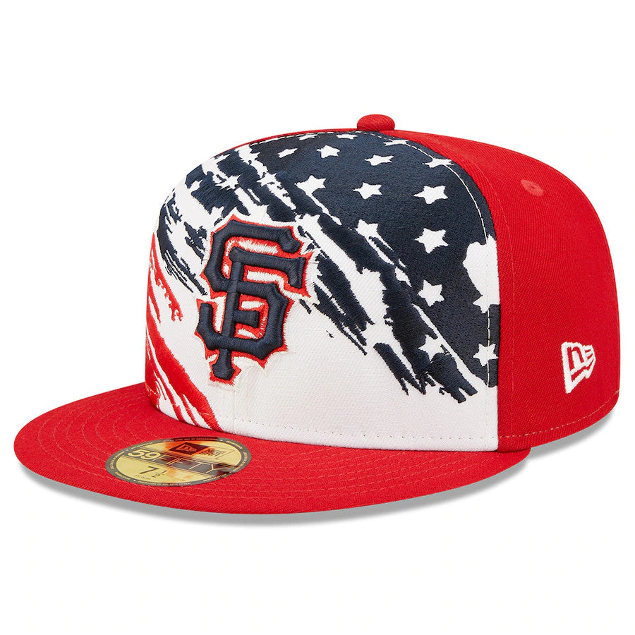 SAN FRANCISCO GIANTS 2022 4 DE JULIO 59FIFTY SOMBRERO AJUSTADO