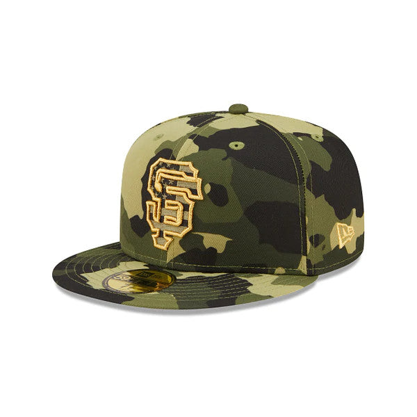 SAN FRANCISCO GIANTS 2022 FUERZAS ARMADAS 59FIFTY EQUIPADO