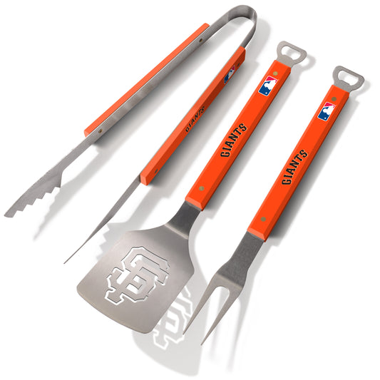 SAN FRANCISCO GIANTS 3-PIECE SPORTULA BBQ UTENSIL SET