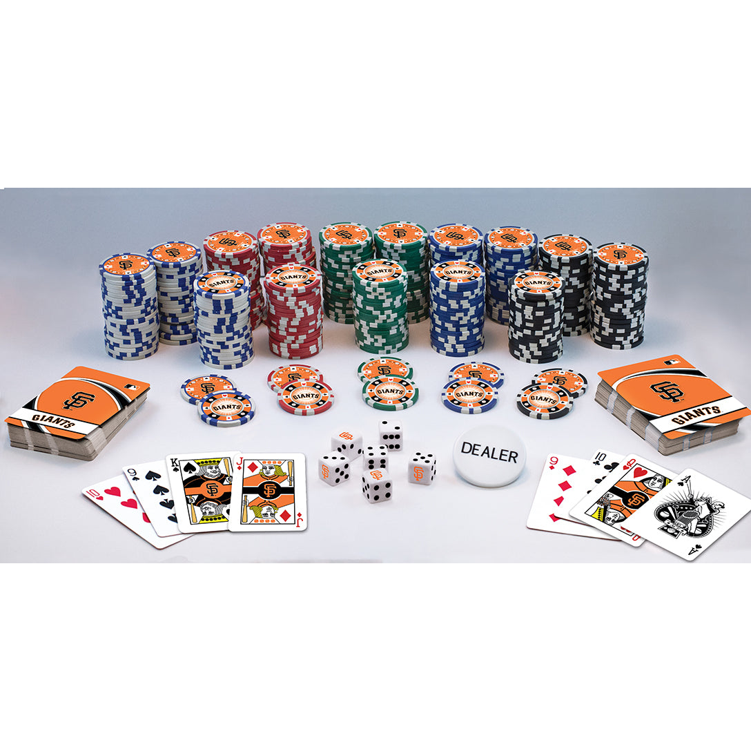 SAN FRANCISCO GIANTS 300 PIECE POKER SET