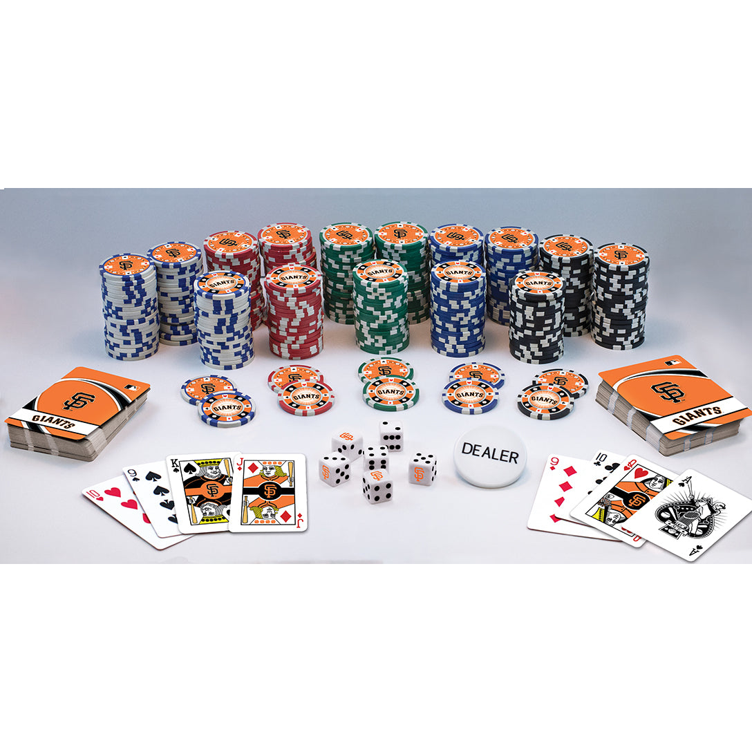 JUEGO DE POKER DE 300 PIEZAS SAN FRANCISCO GIANTS