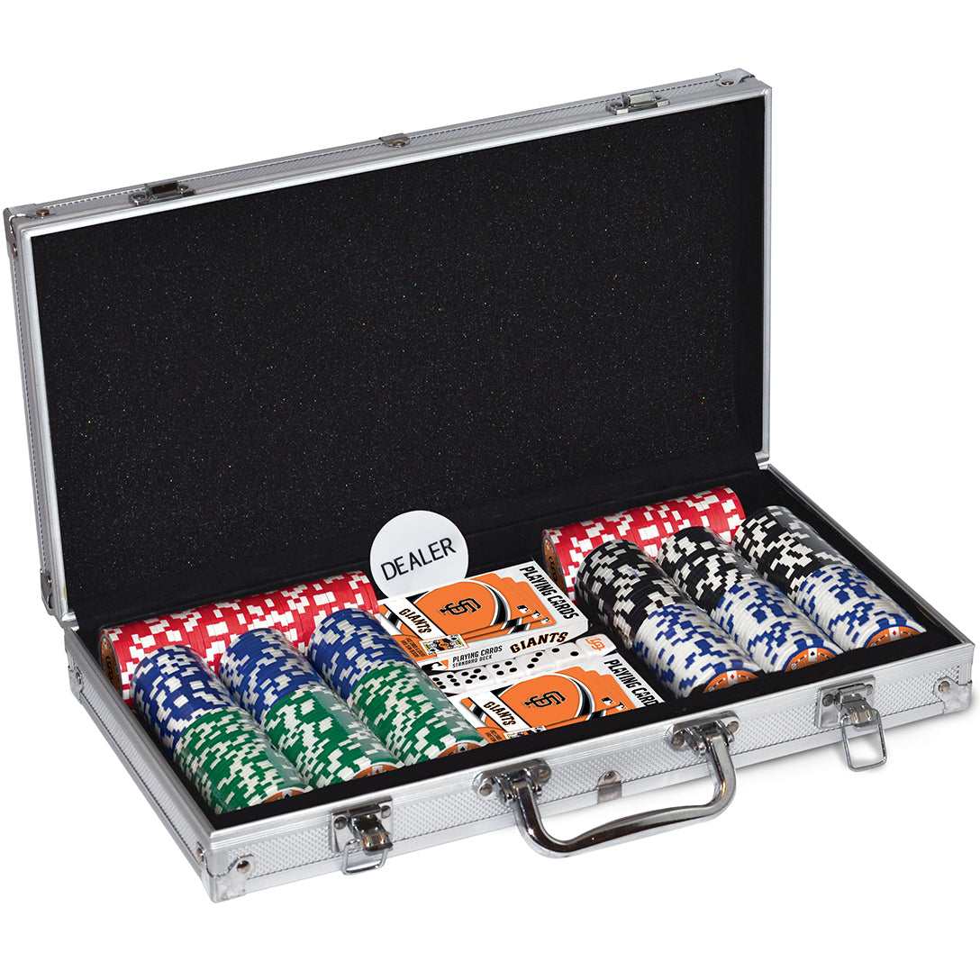 SAN FRANCISCO GIANTS 300 PIECE POKER SET