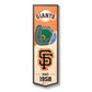 SAN FRANCISCO GIANTS 3D STADIUM VIEW WOOD BANNER
