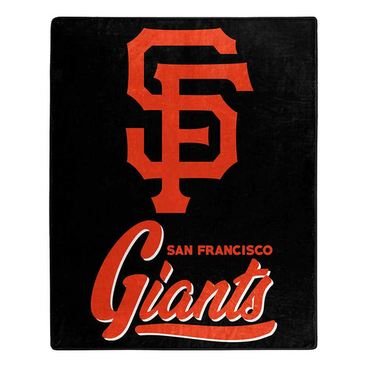 SAN FRANCISCO GIANTS SIGNATURE 50"X60" RASCHEL THROW BLANKET