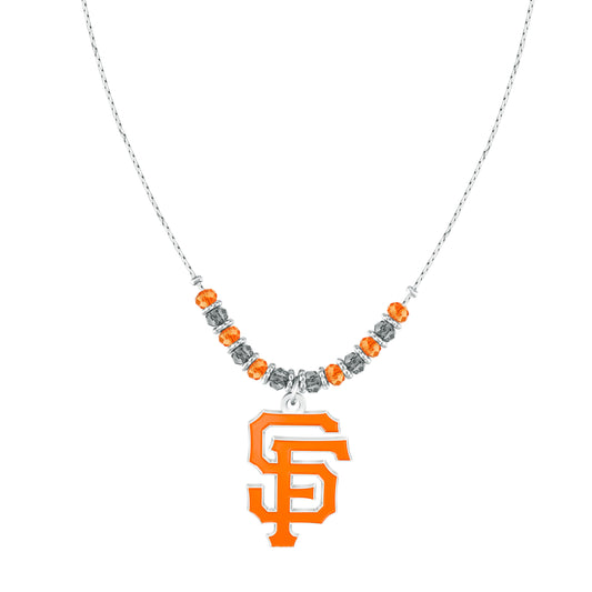 SAN FRANCISCO GIANTS BEADED COBRA NECKLACE