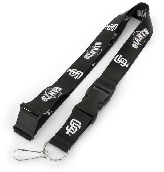 SAN FRANCISCO GIANTS BLACK/WHITE LANYARD