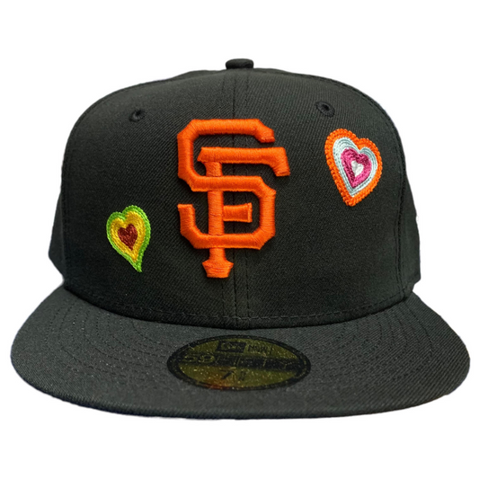 SAN FRANCISCO GIANTS CHAINSTITCH HEART 59FIFTY FITTED HAT