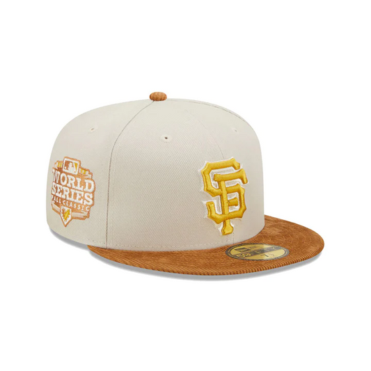 SAN FRANCISCO GIANTS CORD VISOR 59FIFTY FITTED HAT (CORDUROY BRIM)