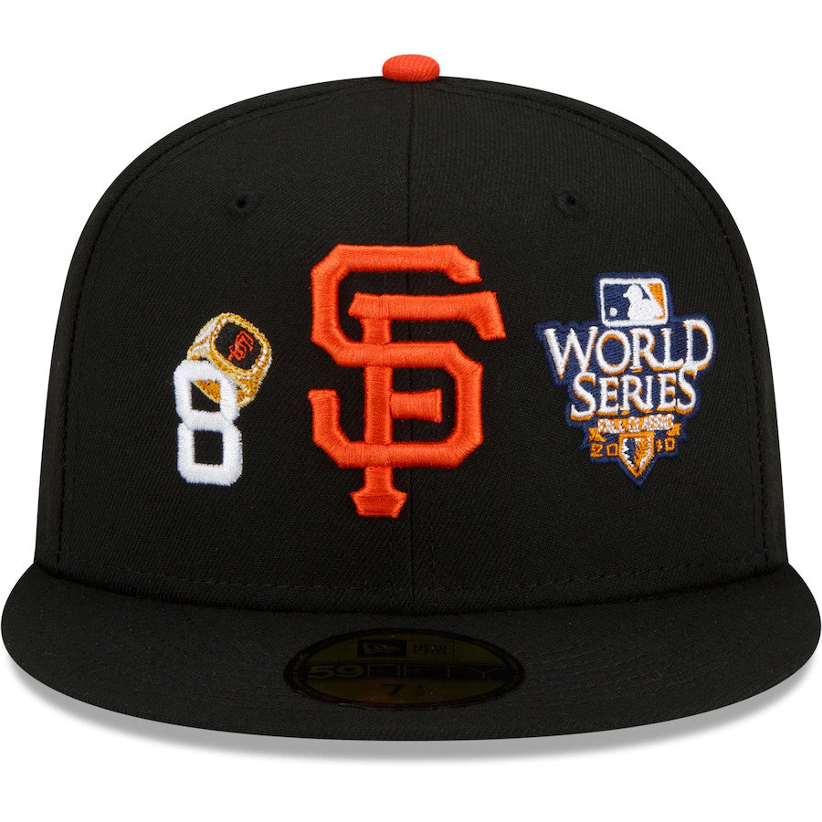 LOS GIGANTES DE SAN FRANCISCO CUENTAN LOS ANILLOS 59FIFTY EQUIPADO