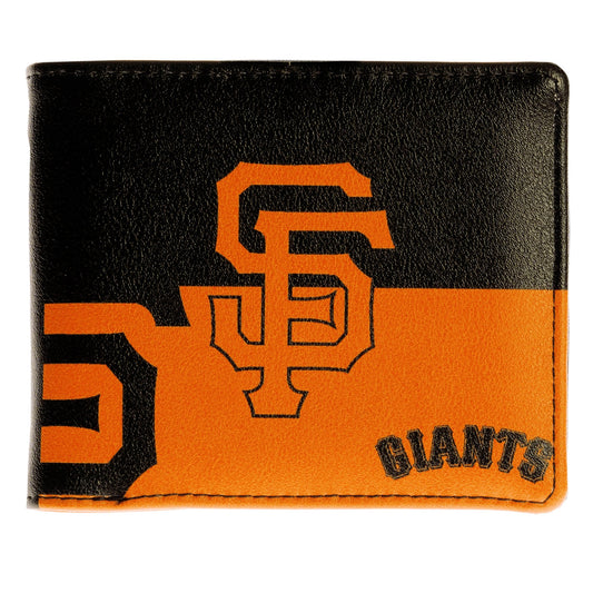 CARTERA DOBLE PLEGABLE CON LOGO DE LOS GIGANTES DE SAN FRANCISCO