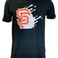 SAN FRANCISCO GIANTS LOGO SPLATTER T-SHIRT