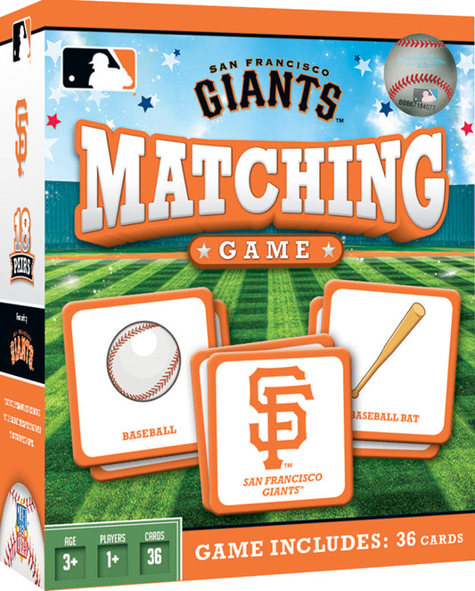 SAN FRANCISCO GIANTS MATCHING GAME