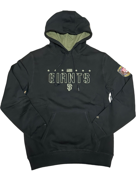 SUDADERA CON CAPUCHA DE LAS FUERZAS ARMADAS 2023 DE LOS GIGANTES DE SAN FRANCISCO PARA HOMBRE