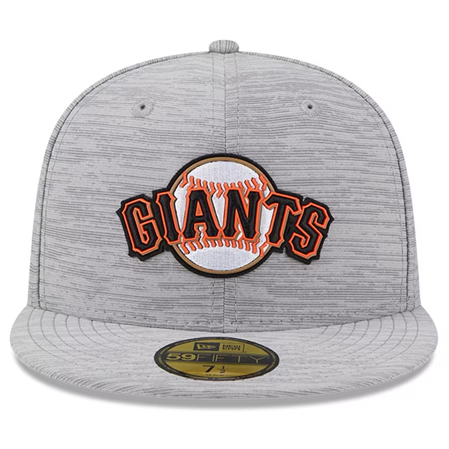 SAN FRANCISCO GIANTS MEN'S 2023 CLUBHOUSE GRAY 59FIFTY FITTED HAT