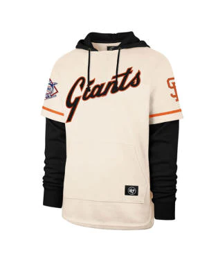 SAN FRANCISCO GIANTS MEN'S 47' BRAND TRIFECTA HOODED SWEATSHIRT - COOP