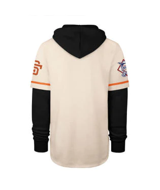 SAN FRANCISCO GIANTS MEN'S 47' BRAND TRIFECTA HOODED SWEATSHIRT - COOP