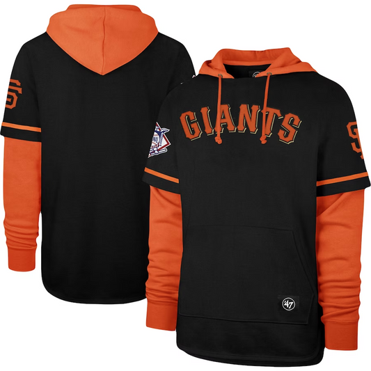 SAN FRANCISCO GIANTS MEN'S 47' BRAND TRIFECTA HOODED SWEATSHIRT