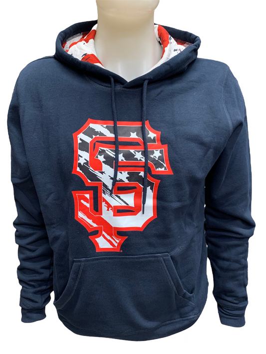 SAN FRANCISCO GIANTS MEN'S 4TH OF JULY HOODIE SWEATSHIRT