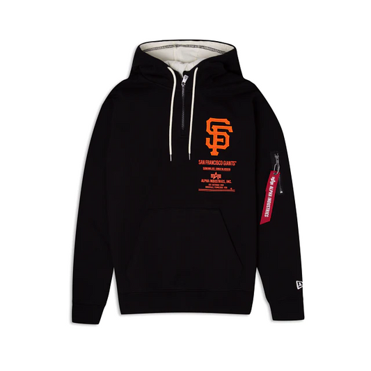 SUDADERA CON CAPUCHA ALPHA INDUSTRIES PARA HOMBRE DE LOS SAN FRANCISCO GIANTS