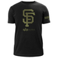 CAMISETA DE HISTORIA DE LAS INDUSTRIAS ALPHA PARA HOMBRE DE LOS SAN FRANCISCO GIANTS 