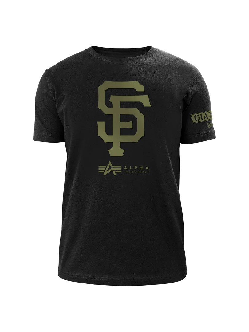 CAMISETA DE HISTORIA DE LAS INDUSTRIAS ALPHA PARA HOMBRE DE LOS SAN FRANCISCO GIANTS 