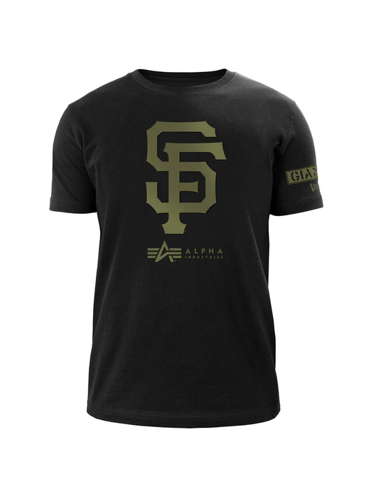 SAN FRANCISCO GIANTS MEN'S ALPHA INDUSTRIES HISTORY TEE