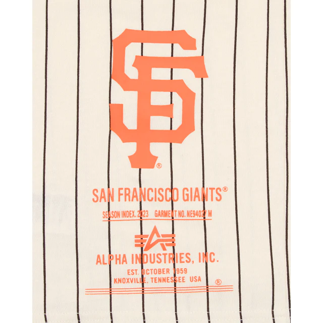 CAMISETA DE INDUSTRIAS ALPHA PARA HOMBRE DE LOS GIGANTES DE SAN FRANCISCO
