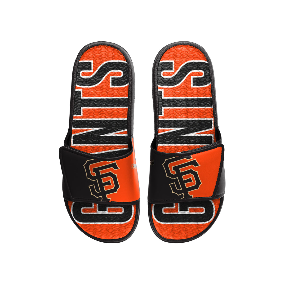 DIAPOSITIVA DE GEL CON LOGO GRANDE PARA HOMBRE SAN FRANCISCO GIANTS