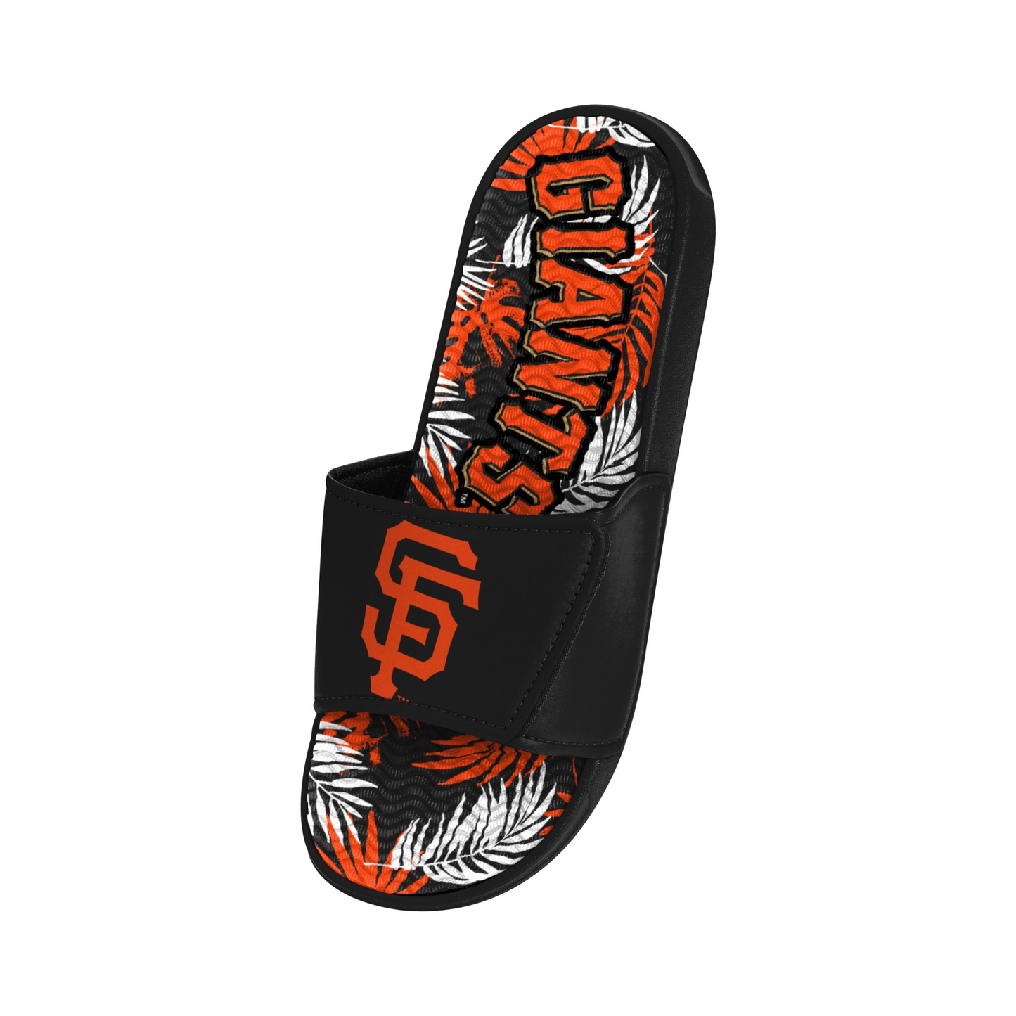 SAN FRANCISCO GIANTS MEN'S FLORAL GEL SLIDES