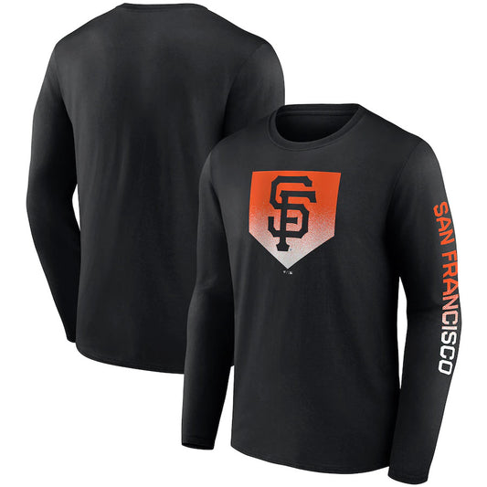 SAN FRANCISCO GIANTS MEN'S LONG SLEEVE CLEAR SIGN T-SHIRT