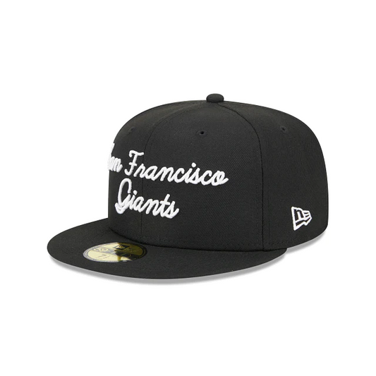 SAN FRANCISCO GIANTS MEN'S SCRIPT 59FIFTY FITTED HAT