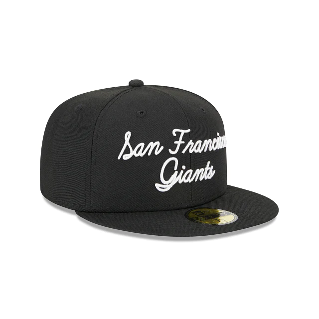 SAN FRANCISCO GIANTS MEN'S SCRIPT 59FIFTY FITTED HAT