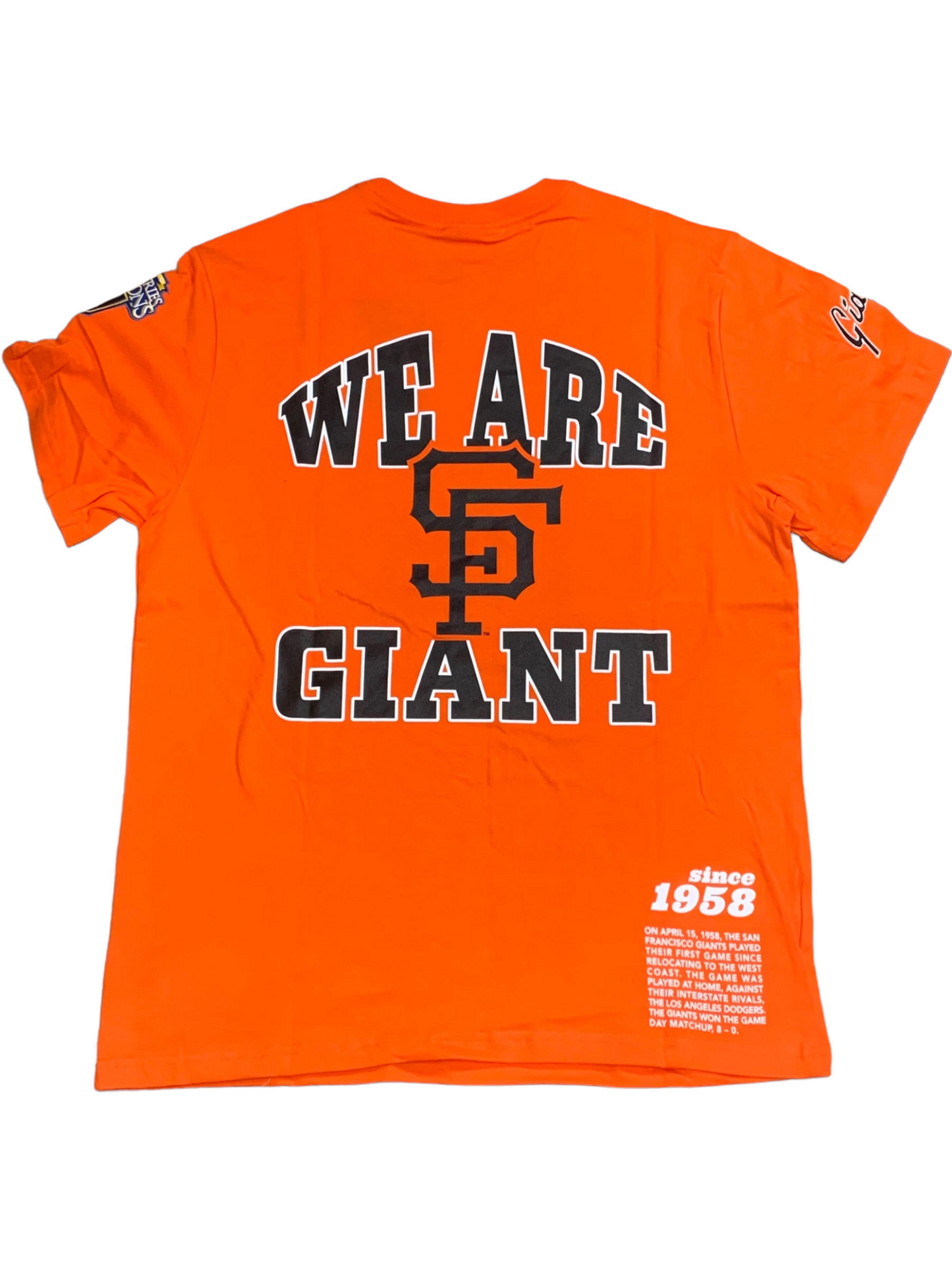 SAN FRANCISCO GIANTS MEN'S TEAM ORIGINS T-SHIRT