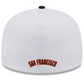 SAN FRANCISCO GIANTS HOMBRE BLANCO/NEGRO ESTADO 59FIFTY AJUSTADO