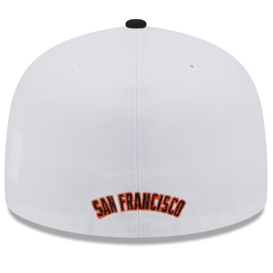 SAN FRANCISCO GIANTS STATE 59FIFTY FITTED HAT - WHITE/BLACK