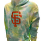 SAN FRANCISCO GIANTS MEN'S NEON TIE DYE HOODIE SWEATSHIRT