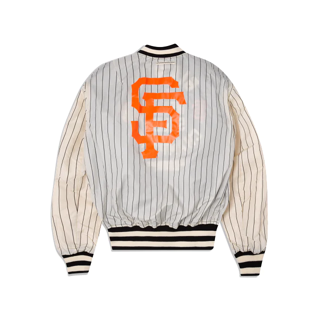 CHAQUETA BOMBER REVERSIBLE DEL EQUIPO ALPHA INDUSTRIES NEW ERA DE LOS SAN FRANCISCO GIANTS
