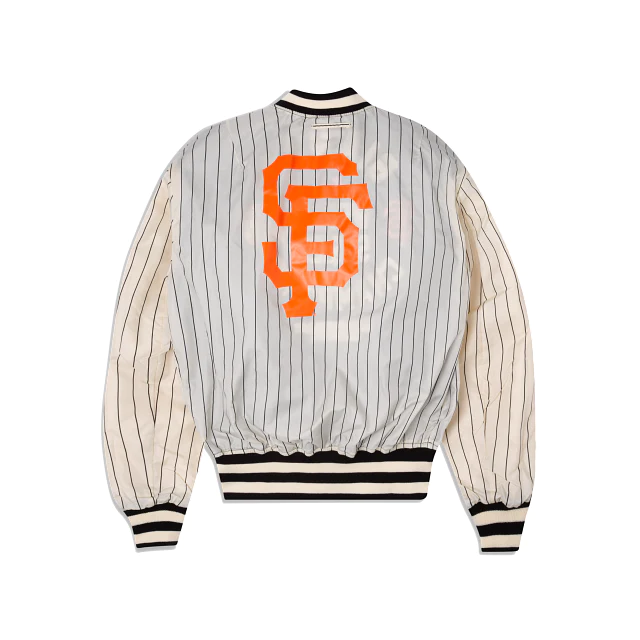 SAN FRANCISCO GIANTS NEW ERA ALPHA INDUSTRIES TEAM REVERSIBLE BOMBER JACKET