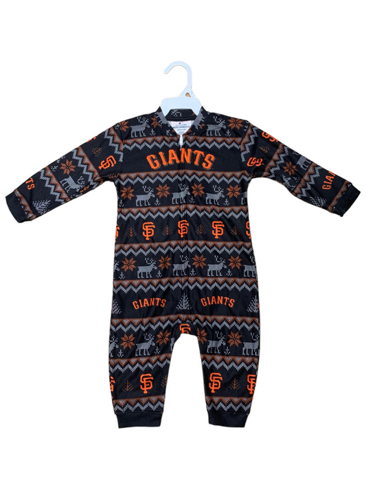 SAN FRANCISCO GIANTS NEWBORN ALL OVER PRINT PAJAMA SET