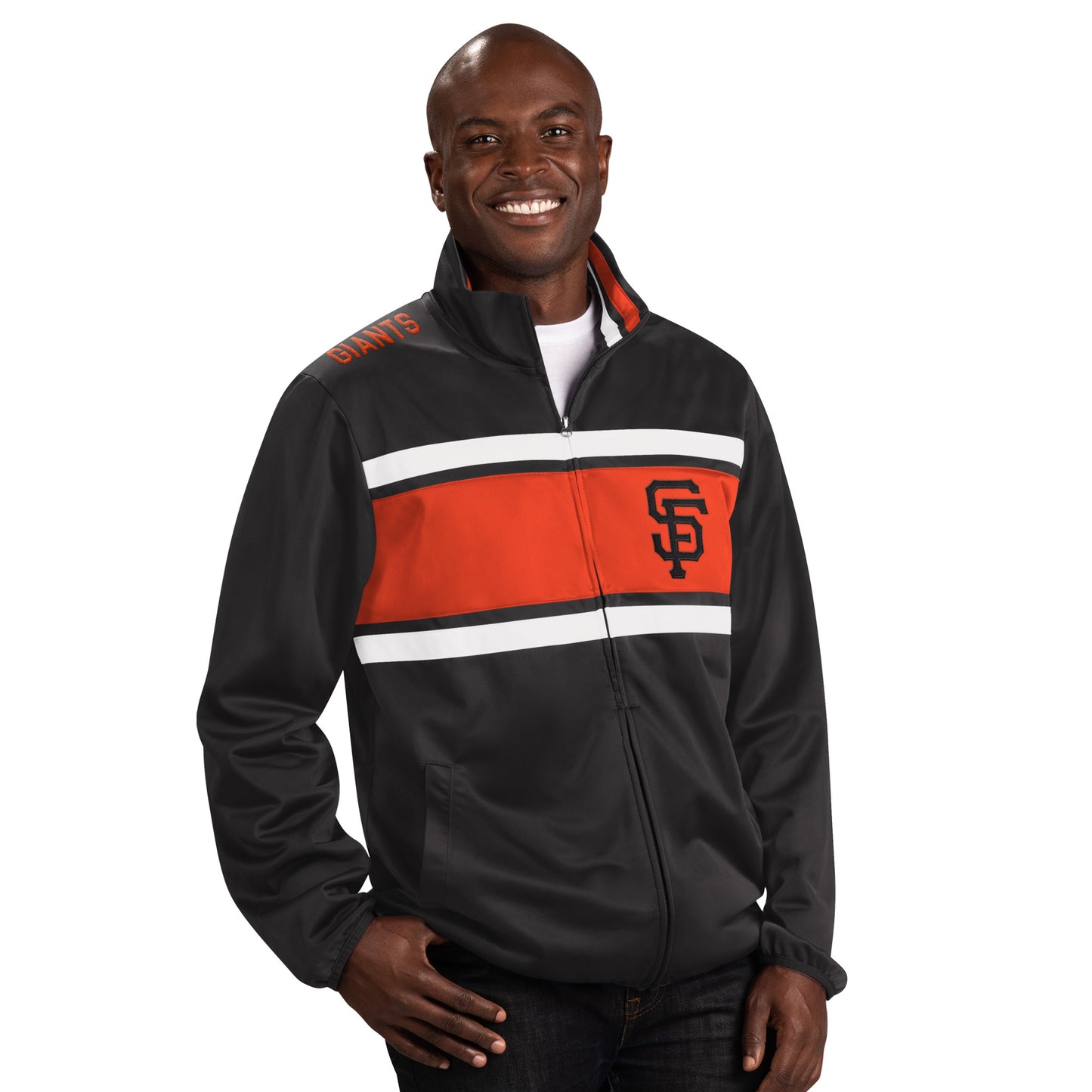 SAN FRANCISCO GIANTS OFF TACKLE TRACK JACKET