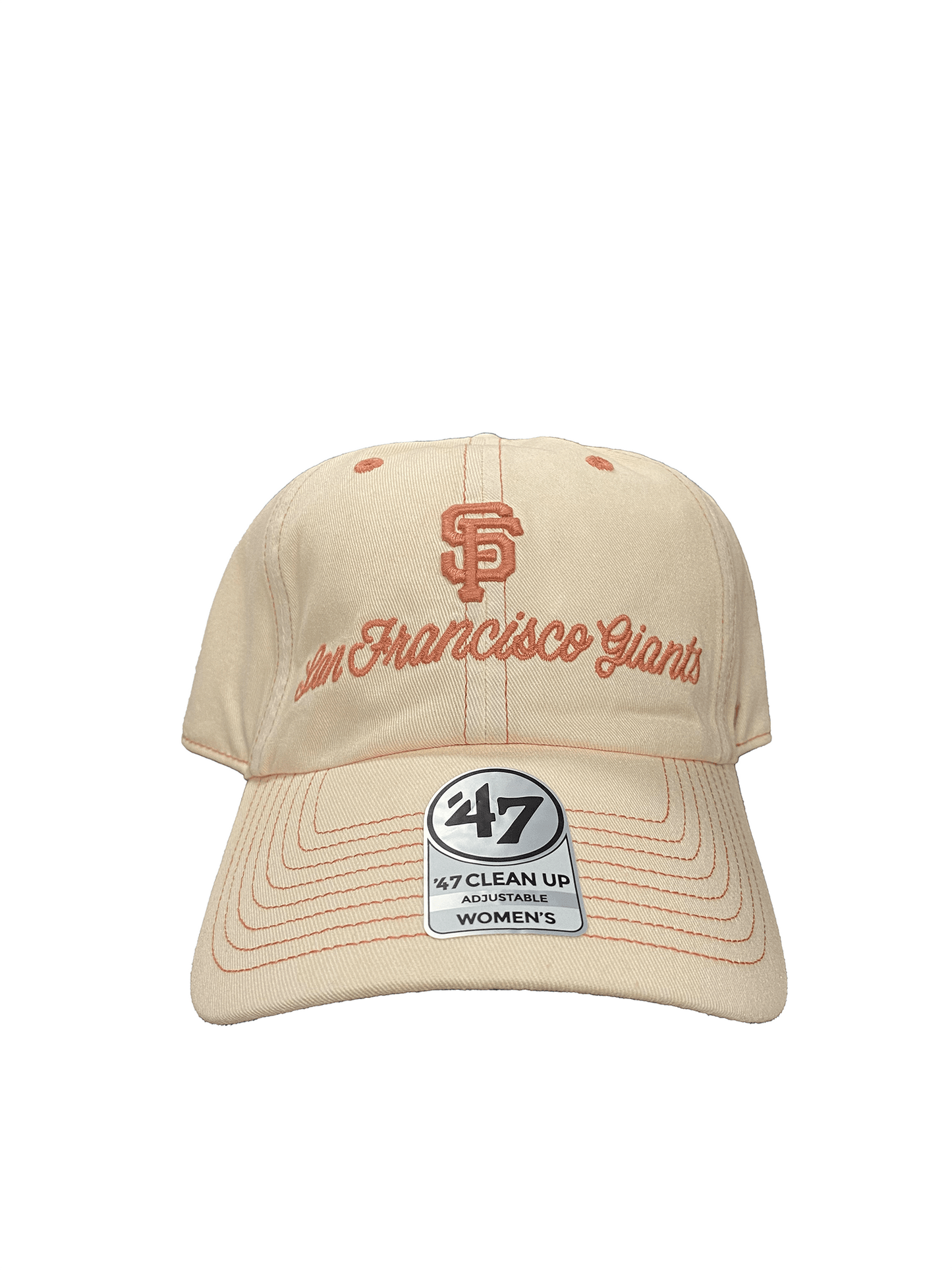 SAN FRANCISCO GIANTS WOMEN'S ADJUSTABLE 47 BRAND CLEAN UP HAT - NECTAR HAZE