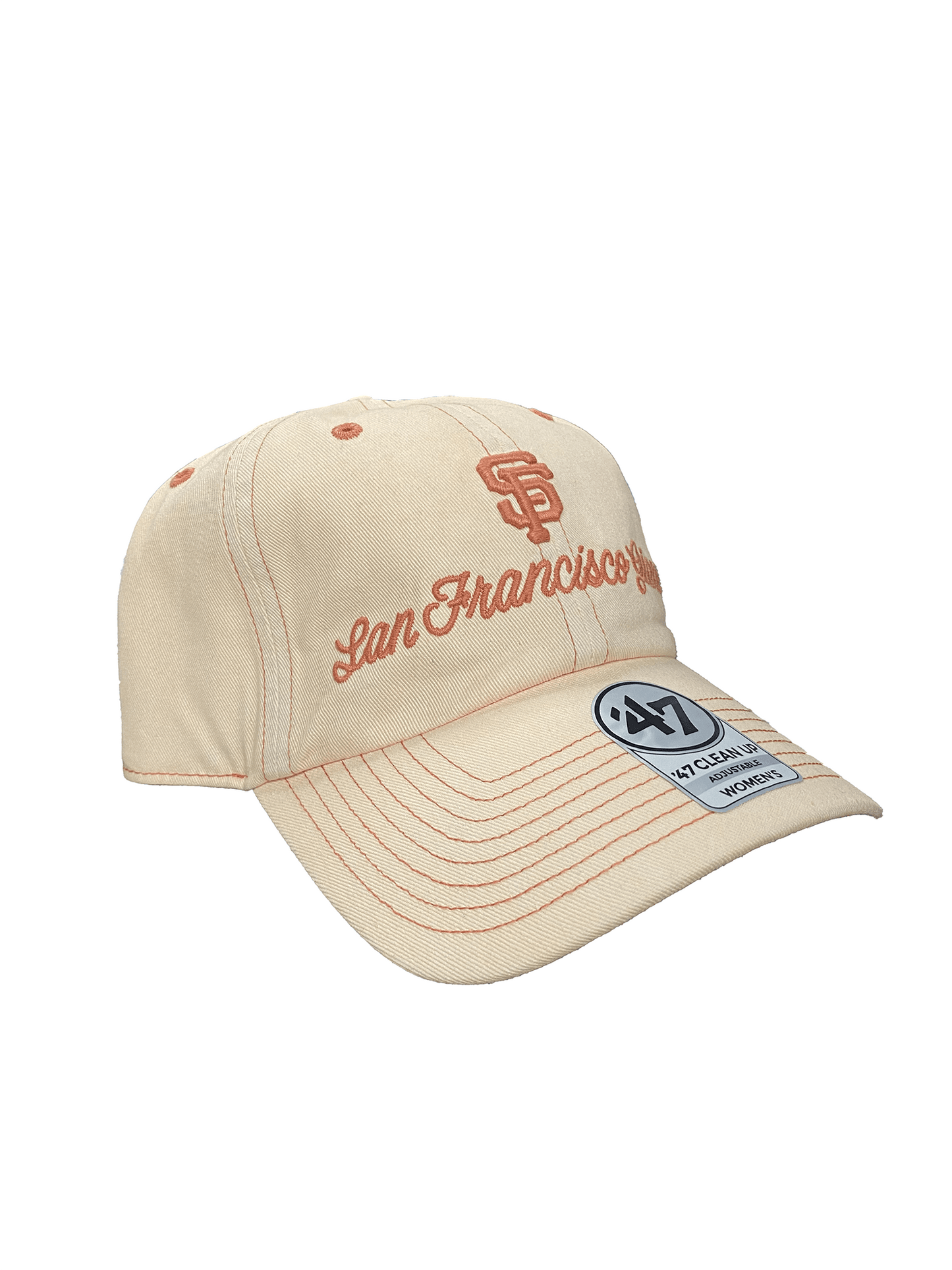 SAN FRANCISCO GIANTS WOMEN'S ADJUSTABLE 47 BRAND CLEAN UP HAT - NECTAR HAZE