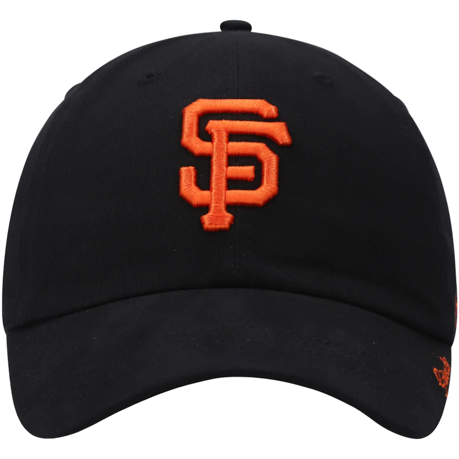 SAN FRANCISCO GIANTS WOMEN'S ADJUSTABLE 47 BRAND MIATA HAT-BLACK