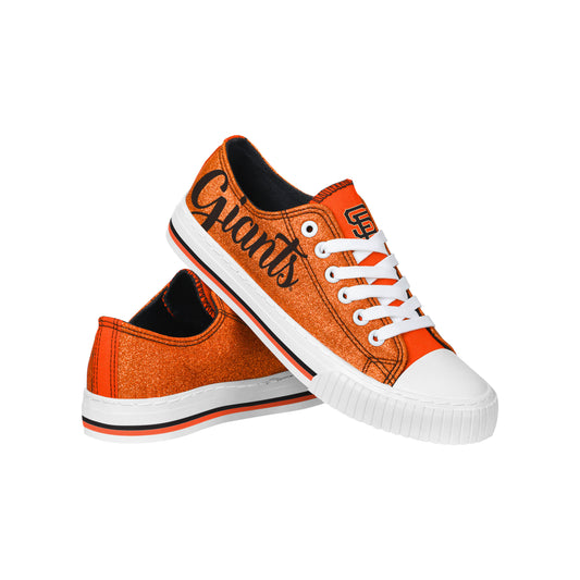 SAN FRANCISCO GIANTS WOMEN'S COLOR GLITTER LOW TOP SHOE