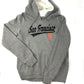 SAN FRANCISCO GIANTS WOMEN'S FOIL CITY NAME HOODIE SWEATER