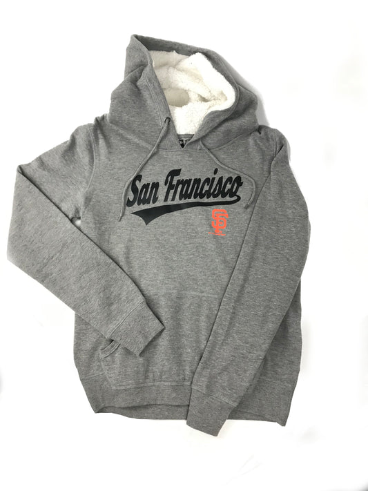 SAN FRANCISCO GIANTS WOMEN'S FOIL CITY NAME HOODIE SWEATER