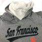 SAN FRANCISCO GIANTS WOMEN'S FOIL CITY NAME HOODIE SWEATER